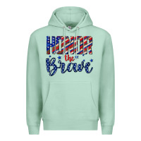 Seafoam honor the brave Premium Hoodie - texasbilliewilder