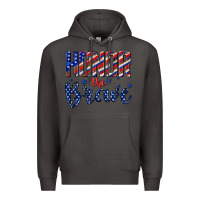 Smoke honor the brave Premium Hoodie - texasbilliewilder