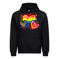 Black pride hearts Urban Hoodie - Zillion Design Studio