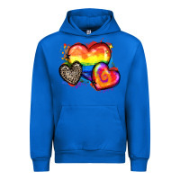 Cobalt pride hearts Urban Hoodie - Zillion Design Studio