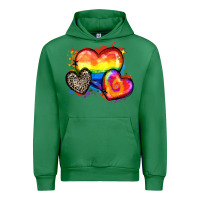 Emerald pride hearts Urban Hoodie - Zillion Design Studio