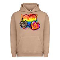 Pigment Burro pride hearts Urban Hoodie - Zillion Design Studio