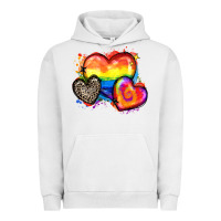 Pigment Lunar Rock pride hearts Urban Hoodie - Zillion Design Studio