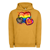 Pigment Peanut Butter pride hearts Urban Hoodie - Zillion Design Studio