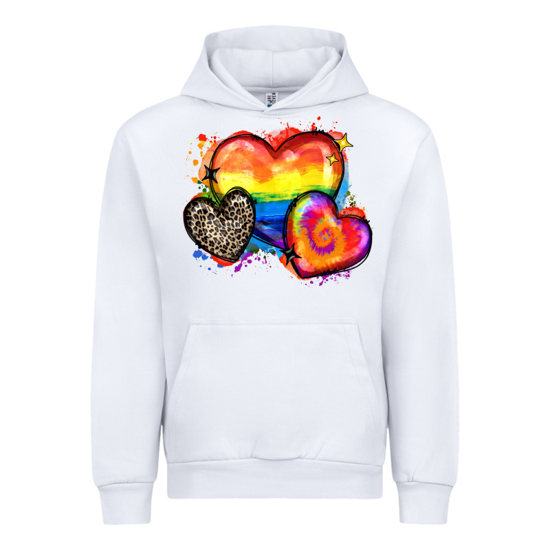 Pride Hearts Urban Hoodie by Zillion Design Studio | Teevron
