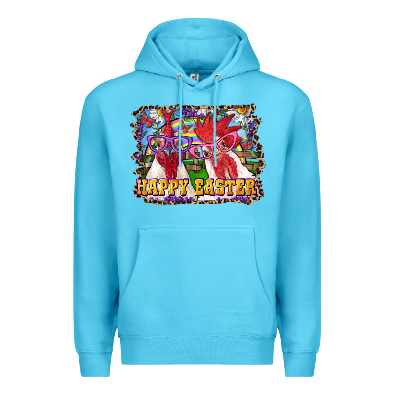 Happy Easter Roosters Premium Hoodie by RanaPortraitStore | Teevron