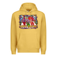 Antique Gold happy easter roosters Premium Hoodie - RanaPortraitStore