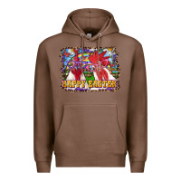 Chestnut happy easter roosters Premium Hoodie - RanaPortraitStore