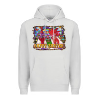 Dove Grey happy easter roosters Premium Hoodie - RanaPortraitStore