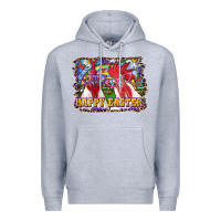 Heather Grey happy easter roosters Premium Hoodie - RanaPortraitStore