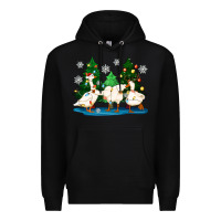 Black christmas duck Premium Hoodie - Zillion Design Studio