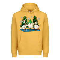 Mustard christmas duck Premium Hoodie - Zillion Design Studio