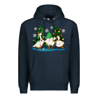 Navy christmas duck Premium Hoodie - Zillion Design Studio