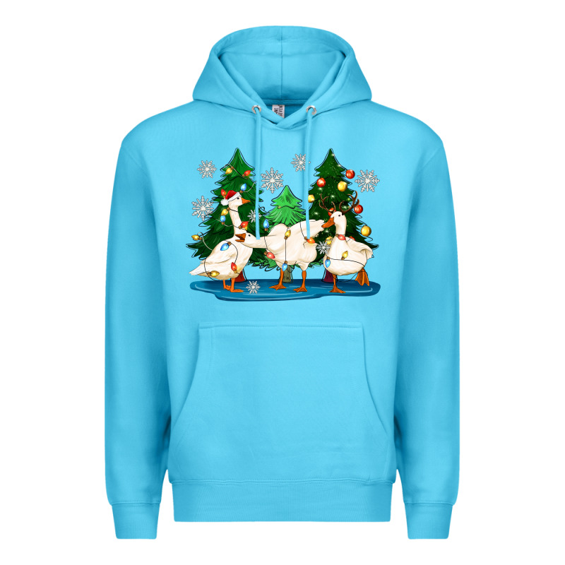 Christmas Duck Premium Hoodie by Zillion Design Studio | Teevron