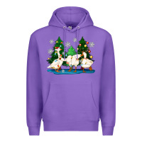 Purple christmas duck Premium Hoodie - Zillion Design Studio