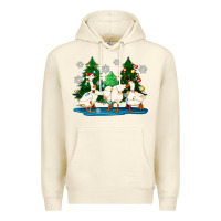 Sandshell christmas duck Premium Hoodie - Zillion Design Studio