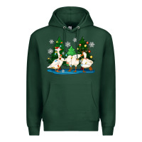 Sports Green christmas duck Premium Hoodie - Zillion Design Studio