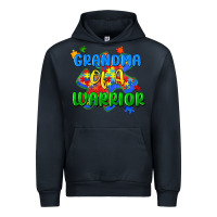 Navy grandma of a warrior Urban Hoodie - Zillion Design Studio