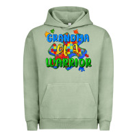 Pigment Oil Green grandma of a warrior Urban Hoodie - Zillion Design Studio