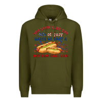 Army Green dog real bad billie wilder Premium Hoodie - texasbilliewilder