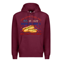 Burgundy dog real bad billie wilder Premium Hoodie - texasbilliewilder