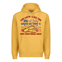 Mustard dog real bad billie wilder Premium Hoodie - texasbilliewilder