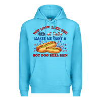 Ocean Blue dog real bad billie wilder Premium Hoodie - texasbilliewilder