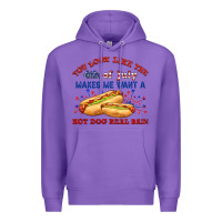 Purple dog real bad billie wilder Premium Hoodie - texasbilliewilder