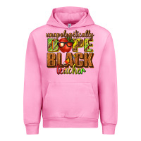 Fuchsia Pink unapologetically dope black teacher juneteenth Urban Hoodie - texasbilliewilder