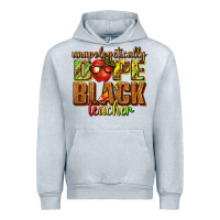 Heather Grey unapologetically dope black teacher juneteenth Urban Hoodie - texasbilliewilder