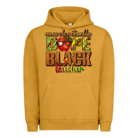 Pigment Peanut Butter unapologetically dope black teacher juneteenth Urban Hoodie - texasbilliewilder