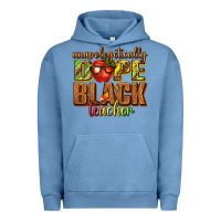 Pigment Pebble Blue unapologetically dope black teacher juneteenth Urban Hoodie - texasbilliewilder