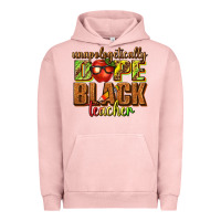 Pigment Salmon unapologetically dope black teacher juneteenth Urban Hoodie - texasbilliewilder