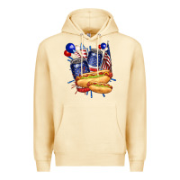 Pina Colada hotdog with beers billie wilder Premium Hoodie - texasbilliewilder