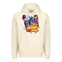 Sandshell hotdog with beers billie wilder Premium Hoodie - texasbilliewilder