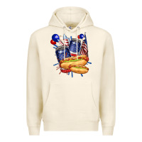 Tofu hotdog with beers billie wilder Premium Hoodie - texasbilliewilder
