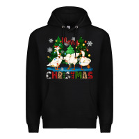 Black merry christmas duck Premium Hoodie - Zillion Design Studio