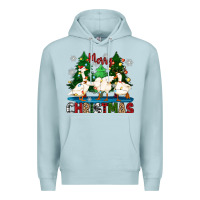 Blue Mist merry christmas duck Premium Hoodie - Zillion Design Studio