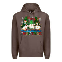 Coffee merry christmas duck Premium Hoodie - Zillion Design Studio