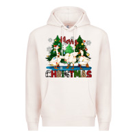 Pale Pink merry christmas duck Premium Hoodie - Zillion Design Studio