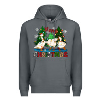 Rock merry christmas duck Premium Hoodie - Zillion Design Studio
