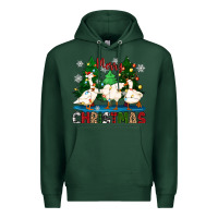 Merry Christmas Duck Premium Hoodie | Teevron
