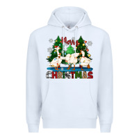 White merry christmas duck Premium Hoodie - Zillion Design Studio