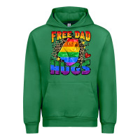 Emerald free dad hugs Urban Hoodie - Zillion Design Studio