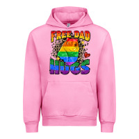 Fuchsia Pink free dad hugs Urban Hoodie - Zillion Design Studio