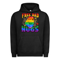 Pigment Black free dad hugs Urban Hoodie - Zillion Design Studio
