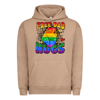 Pigment Burro free dad hugs Urban Hoodie - Zillion Design Studio