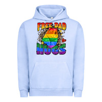 Pigment Grape Ice free dad hugs Urban Hoodie - Zillion Design Studio