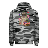 Slate Camo easter pug Premium Hoodie - RanaPortraitStore