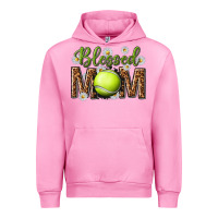 Fuchsia Pink blessed mom with tennis and daisy Urban Hoodie - texasbilliewilder